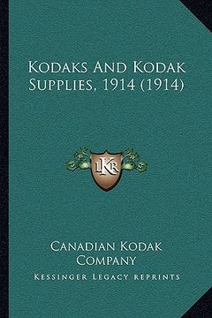 portada kodaks and kodak supplies, 1914 (1914) (en Inglés)