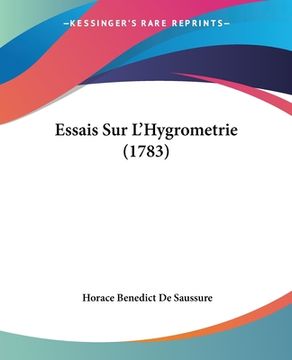 portada Essais Sur L'Hygrometrie (1783) (en Francés)