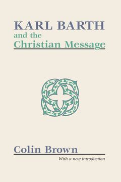 portada karl barth and the christian message (en Inglés)