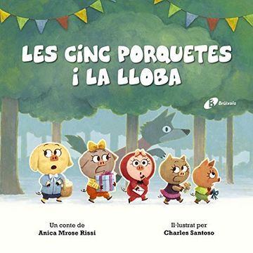 portada Les Cinc Porquetes i la Lloba (in Catalá)