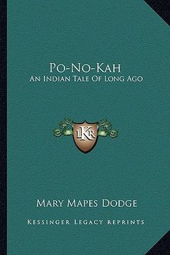 portada po-no-kah: an indian tale of long ago (en Inglés)