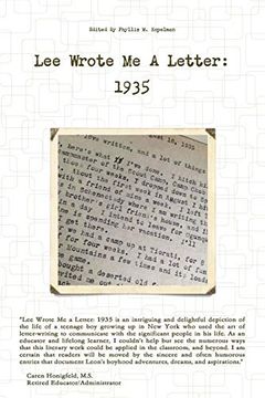 portada Lee Wrote me a Letter: 1935 (in English)