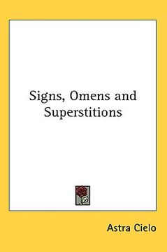 portada signs, omens and superstitions (en Inglés)