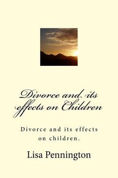 portada Divorce and its effects on Children (in English)