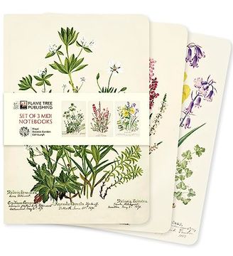 portada Royal Botanic Garden Edinburgh set of 3 Midi Notebooks (Midi Notebook Collections) (in English)
