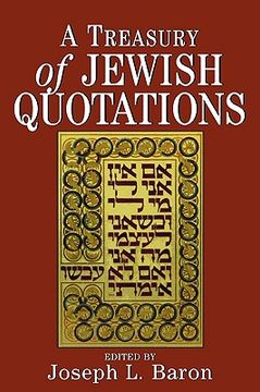 portada a treasury of jewish quotations (in English)