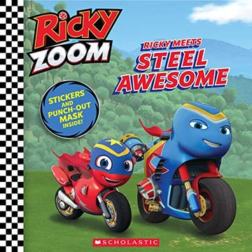 portada Ricky Meets Steel Awesome (Ricky Zoom 8x8 #3) (en Inglés)