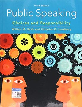portada Public Speaking: Choices and Responsibility (Mindtap Course List) (en Inglés)