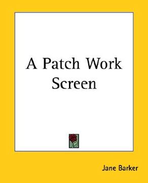 portada a patch work screen (en Inglés)