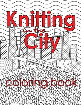 portada Knitting in the City Coloring Book: 8 