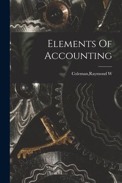 portada Elements Of Accounting (in English)