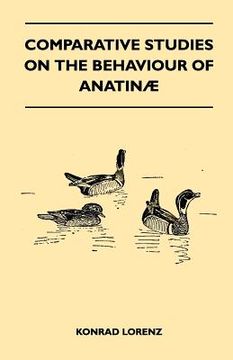 portada comparative studies on the behaviour of anatinae (en Inglés)