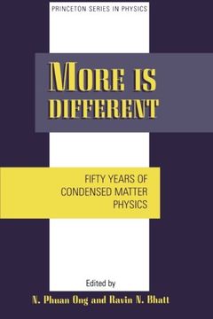 portada More is Different: Fifty Years of Condensed Matter Physics (Princeton Series in Physics) (in English)