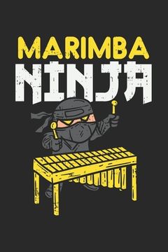 portada Marimba Ninja: 120 Pages I 6x9 I Graph Paper 4x4 (en Inglés)