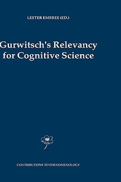 portada gurwitsch's relevancy for cognitive science (en Inglés)