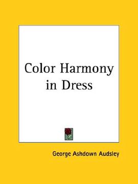 portada color harmony in dress (en Inglés)