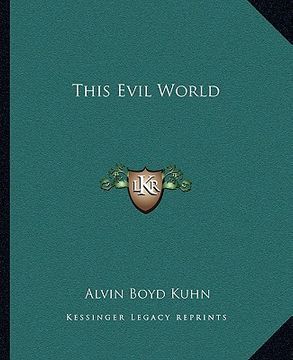 portada this evil world (en Inglés)