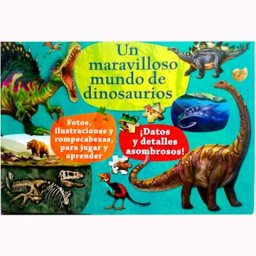 portada Un Maravilloso Mundo de Dinosaurios (in Spanish)