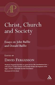 portada Christ, Church and Society (en Inglés)