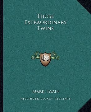 portada those extraordinary twins (en Inglés)