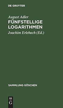 portada Fünfstellige Logarithmen (en Alemán)