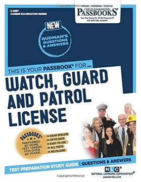 portada Watch, Guard and Patrol License (en Inglés)