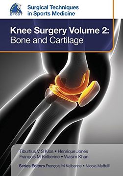 portada Efost Surgical Techniques in Sports Medicine - Knee Surgery Vol. 2: Bone and Cartilage (en Inglés)