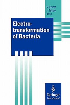 portada electrotransformation of bacteria (en Inglés)