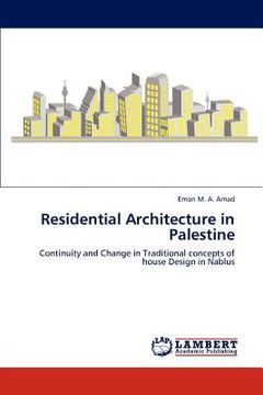 portada residential architecture in palestine (en Inglés)