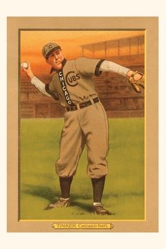 portada Vintage Journal Early Baseball Card, Joe Tinker (en Inglés)