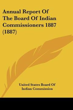 portada annual report of the board of indian commissioners 1887 (1887) (en Inglés)