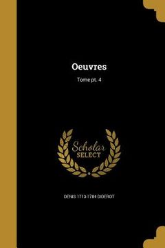 portada Oeuvres; Tome pt. 4 (in French)