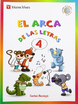 portada La Espiral de las Letras, el Arca de las Letras, c, q, k, z, ch, r (Rr), Educación Infantil, 5 Años. Cuaderno 4