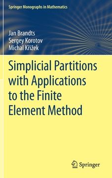 portada Simplicial Partitions with Applications to the Finite Element Method (en Inglés)