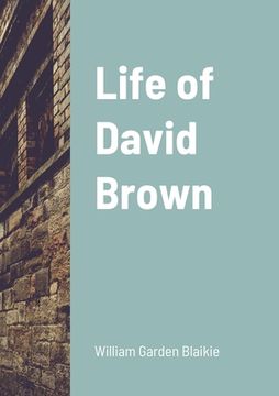 portada Life of David Brown (in English)
