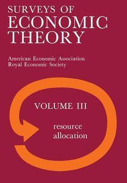 portada Surveys of Economic Theory: Resource Allocation