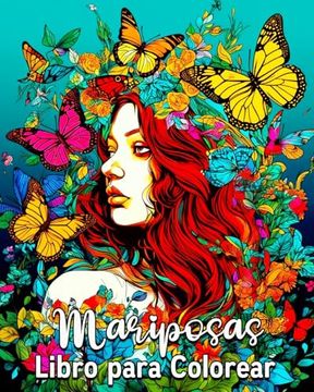 portada Mariposas Libro para Colorear: 60 Bonitos Dibujos para Colorear