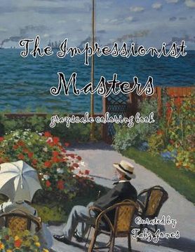 portada The Impressionist Masters Grayscale Coloring Book (en Inglés)