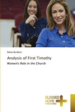 portada Analysis of First Timothy