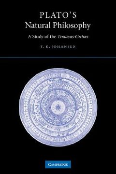 portada Plato's Natural Philosophy: A Study of the Timaeus-Critias (en Inglés)