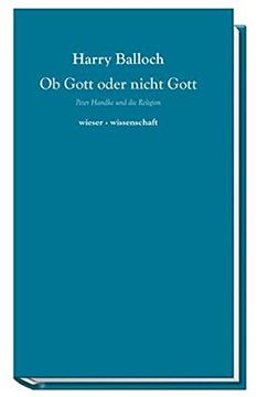 portada Ob Gott Oder Nicht-Gott - Peter Handke und die Religion. Wieser Wissenschaft. 