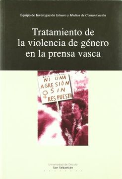 portada Tratamiento de la Violencia de Género en la Prensa Vasca (in Spanish)
