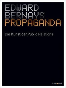 portada Propaganda: Die Kunst Der Public Relations (en Alemán)