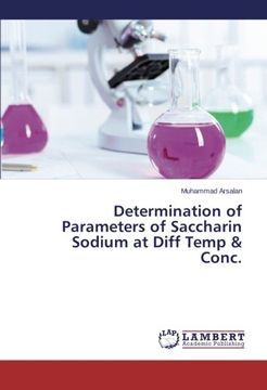 portada Determination of Parameters of Saccharin Sodium at Diff Temp & Conc.