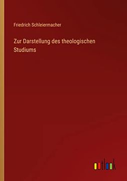 portada Zur Darstellung des theologischen Studiums (in German)
