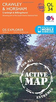 portada Crawley & Horsham 1 : 25 000 (OS Explorer Map)