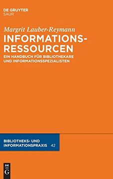 portada Informationsressourcen: Ein Handbuch für Bibliothekare und Informationsspezialisten (in German)