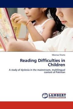 portada reading difficulties in children (en Inglés)