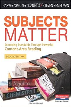 portada Subjects Matter, Second Edition: Exceeding Standards Through Powerful Content-Area Reading