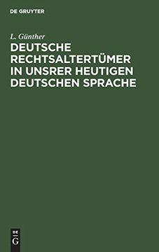 portada Deutsche Rechtsaltert mer in Unsrer Heutigen Deutschen Sprache (en Alemán)